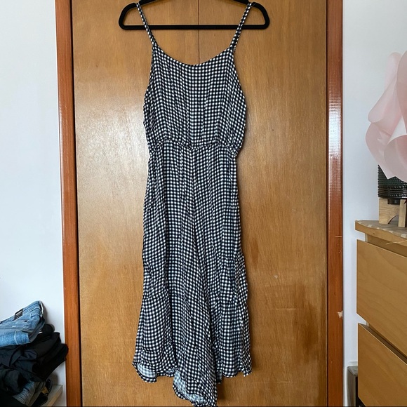 AE Don't Ask Why Gingham Jumpsuit - Picture 1 of 6
